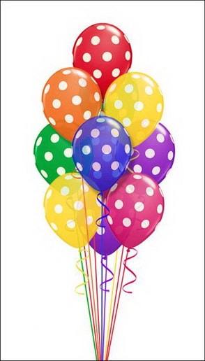 23 adet u�an Balon demeti 