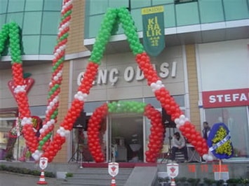 200 metre i�yeri a��l�� balon s�s� modeli  